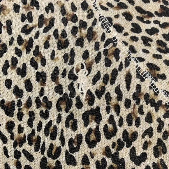 OBEY Echo Mountain Leopard Print Crew Neck Shirt - Picture 3 of 5